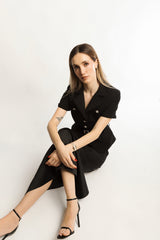 Elizabeth By Jerrushkâ - Siyah Blazer Ceket