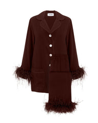 Brown Feathered Set