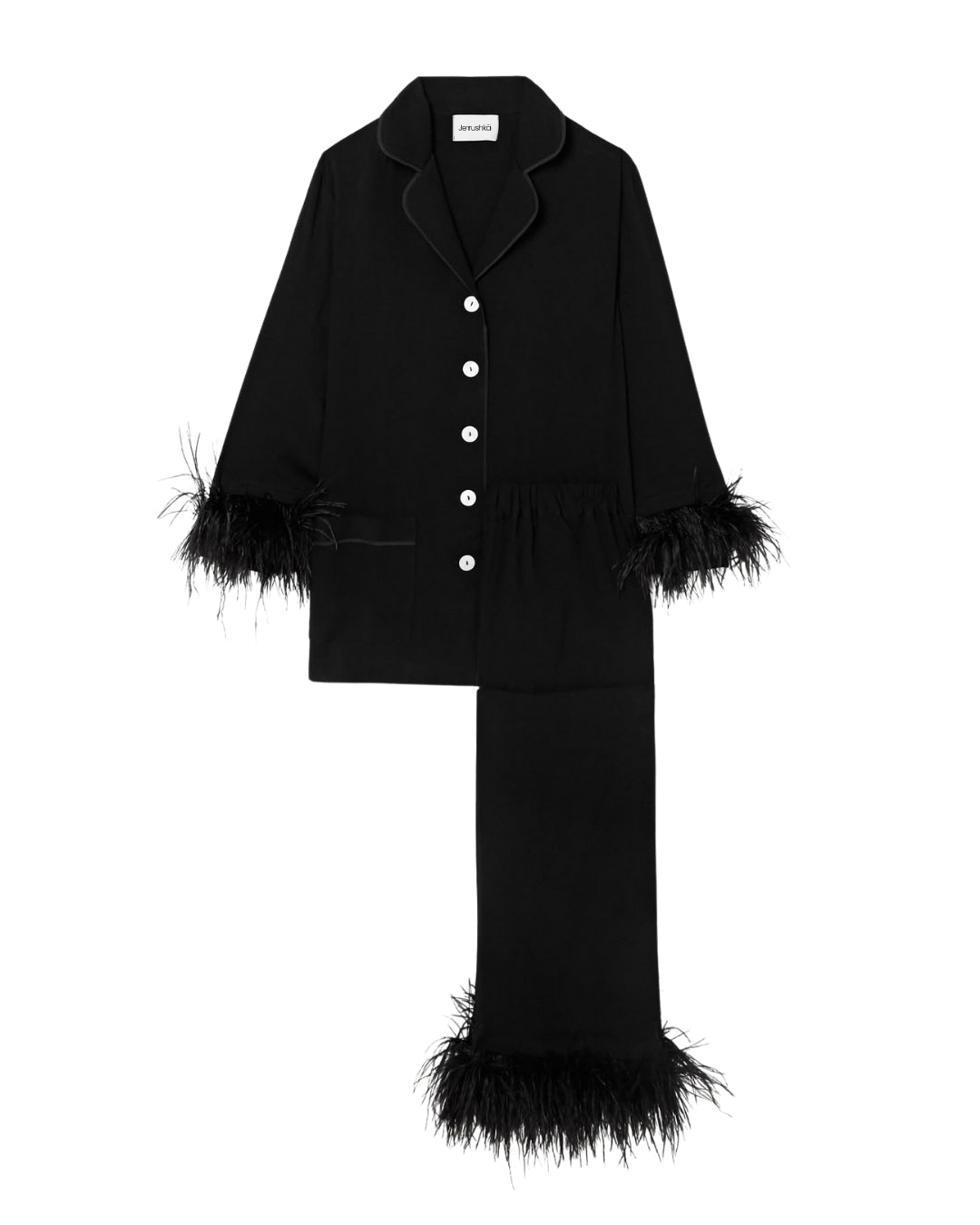 Black Feathered Set