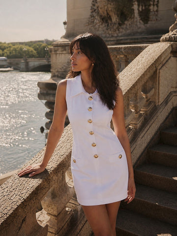 Classy White Dress