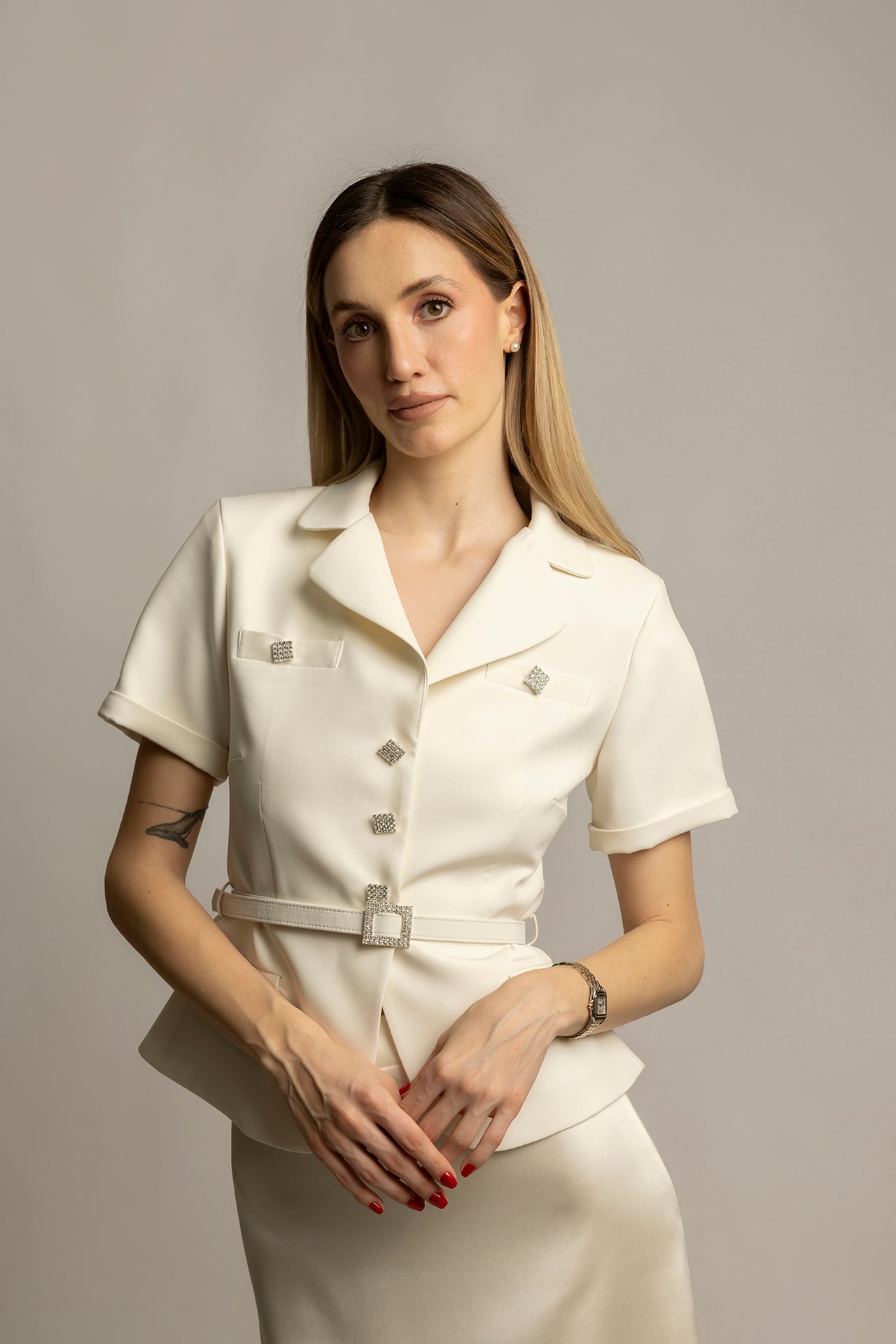 Diana By Jerrushkâ – Beyaz Blazer Ceket