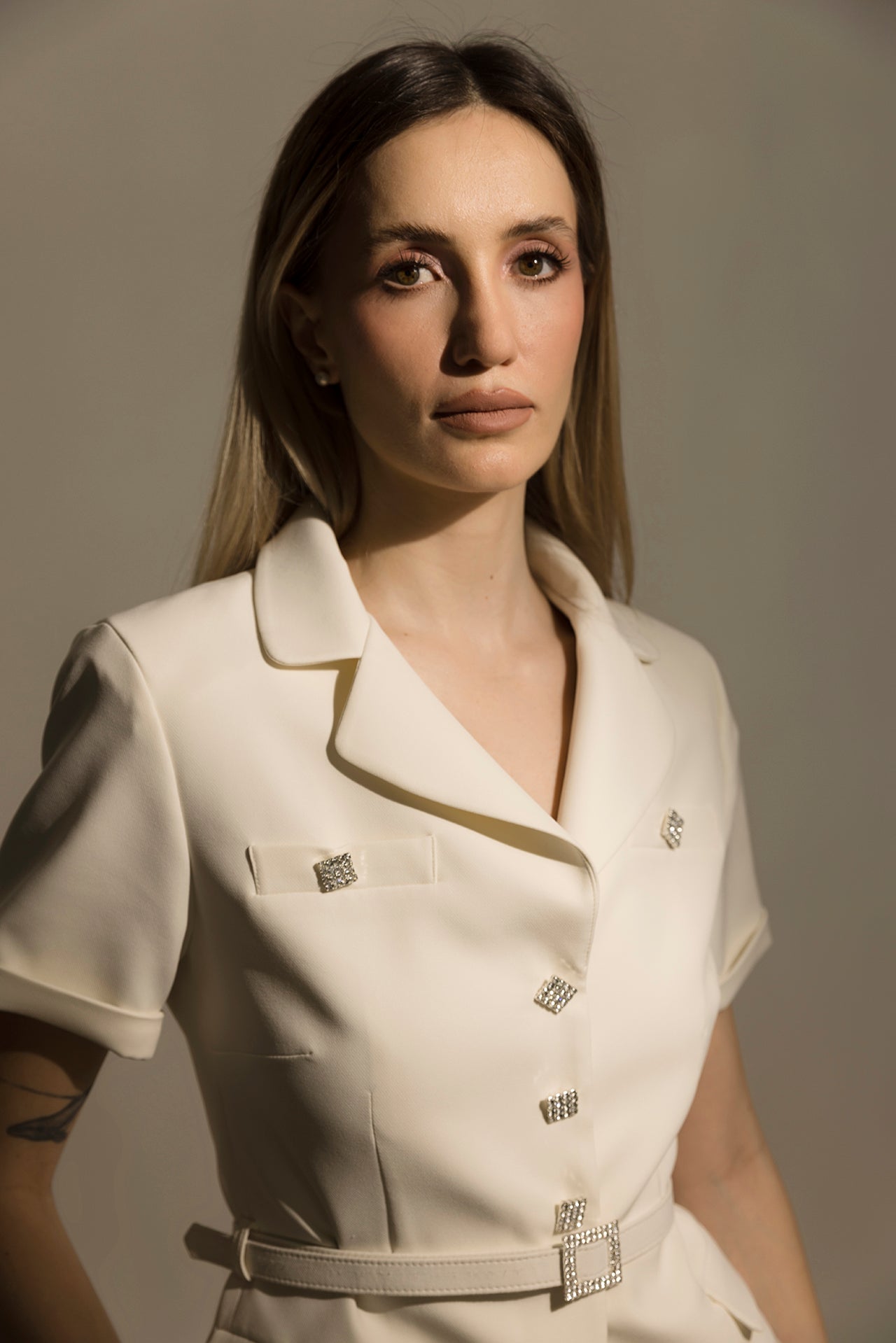 Diana By Jerrushkâ – Beyaz Blazer Ceket