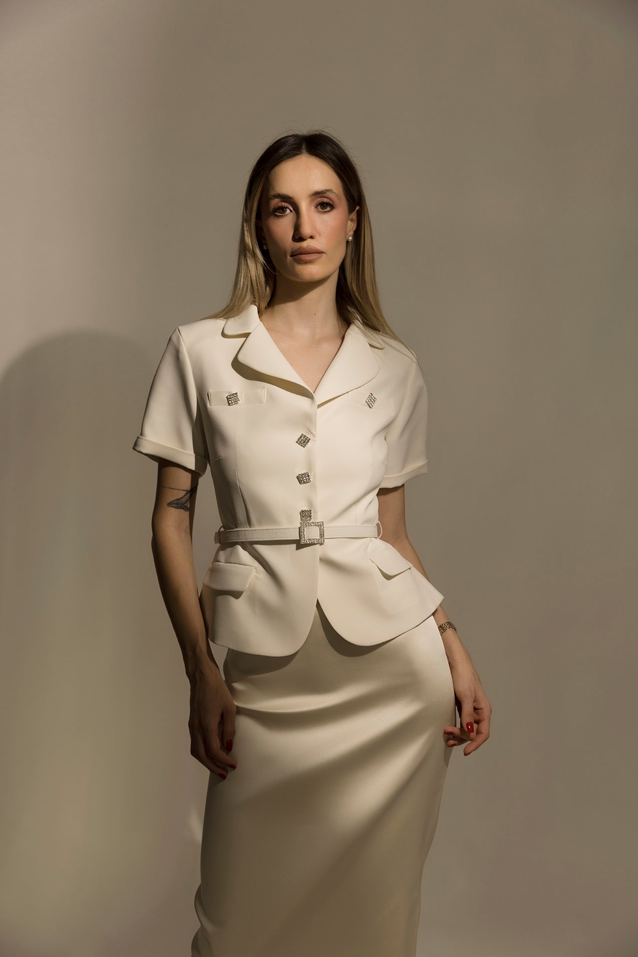 Diana By Jerrushkâ – Beyaz Blazer Ceket
