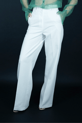 Ivory Flow Trousers