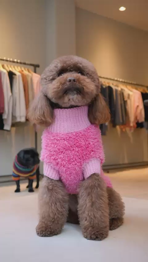 Rosé Paw Knit